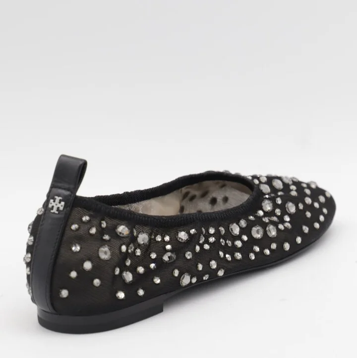 Black Leather Flat - Image 2