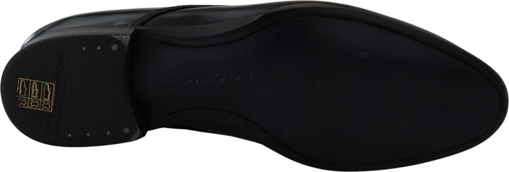 Black Leather Formal Dress Men's Shoes - Image 2