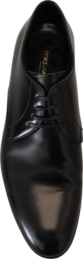 Black Leather Formal Dress Men's Shoes - Image 3