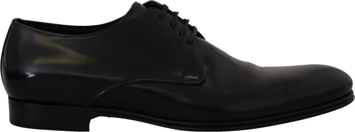 Black Leather Formal Dress Men's Shoes
