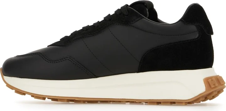 Black Leather H641 Sneakers - Image 3