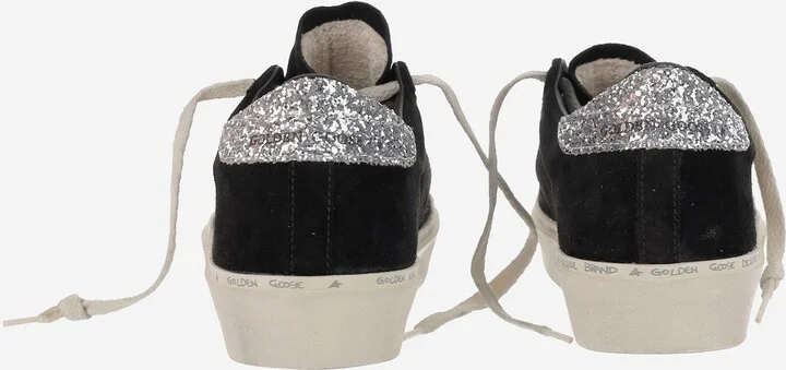 Black Leather Hi Star Sneakers - Image 4
