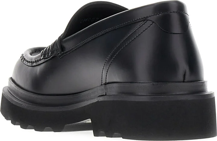 Black Leather Ho-trekking Loafers - Image 3