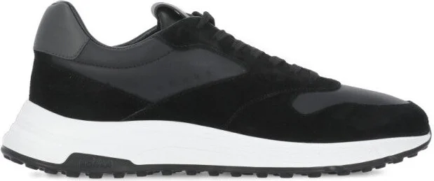 Black Leather Hyperlight Sneakers
