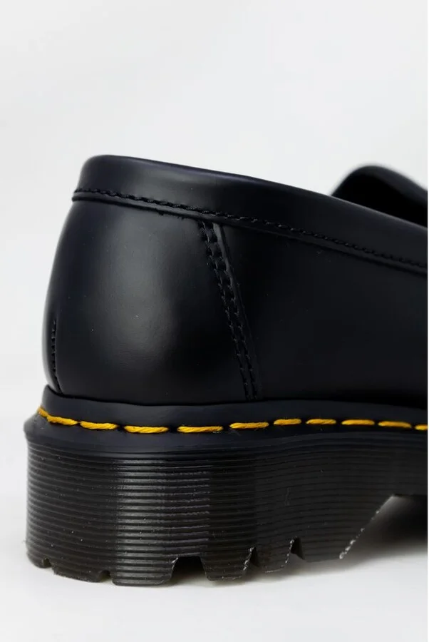Black Leather Lace-Up Women's Boot - Image 5