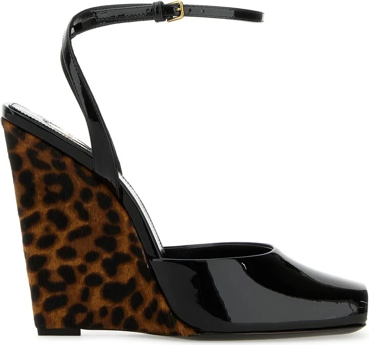 Black leather Le Scandal sandals