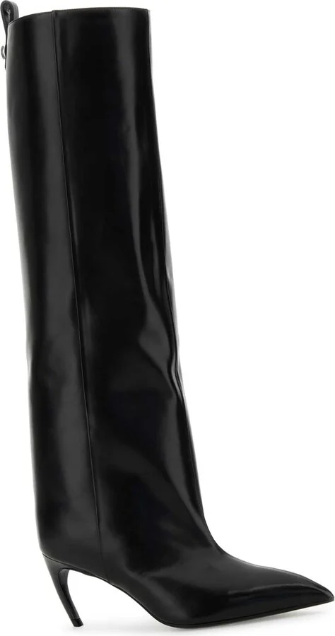 Black Leather Lea Boots - Image 2