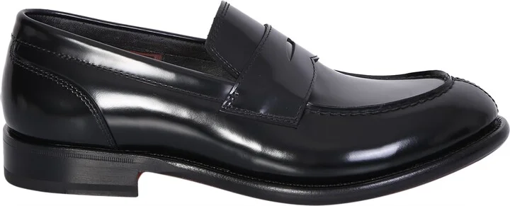 Black Leather Loafer