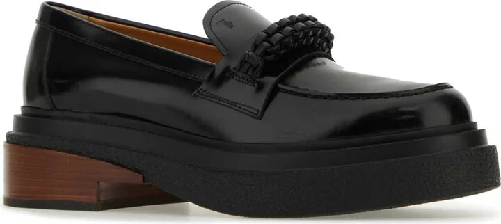 Black Leather Loafers - Image 2