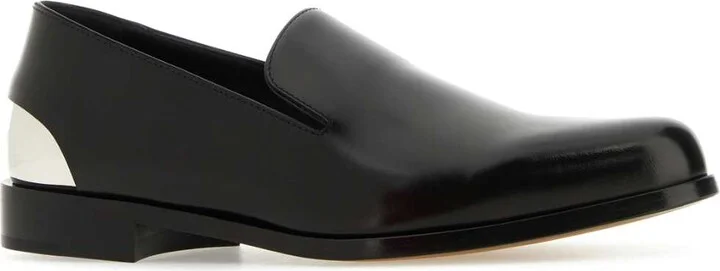 Black Leather Loafers - Image 2