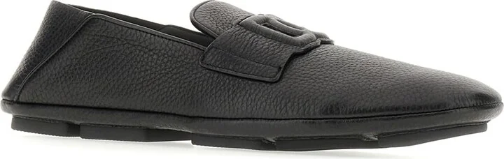 Black Leather Loafers - Image 2