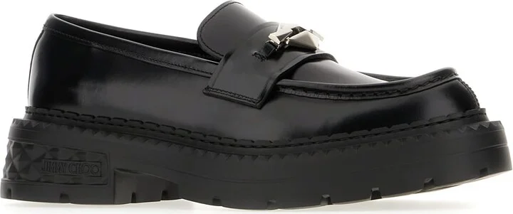 Black Leather Loafers - Image 2