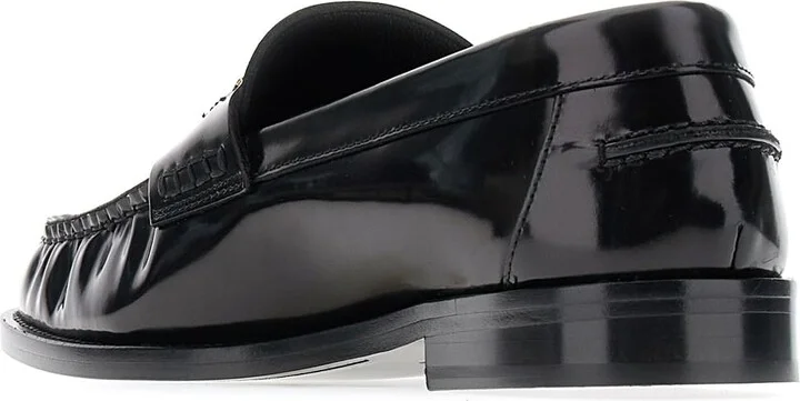 Black Leather Loafers - Image 3