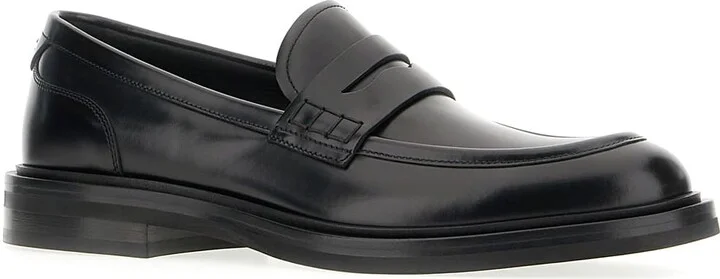 Black Leather Loafers - Image 2