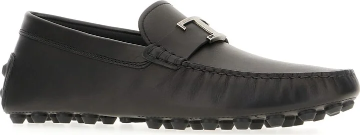 Black Leather Loafers - Image 2