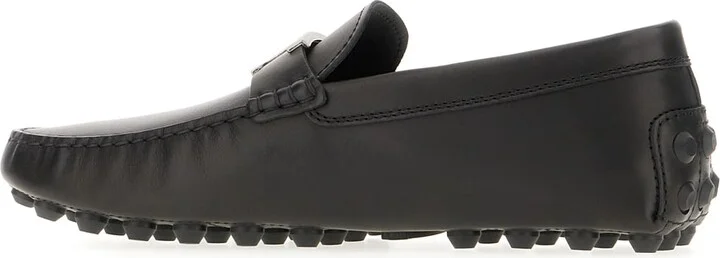 Black Leather Loafers - Image 3