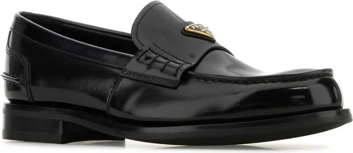 Black Leather Loafers - Image 2