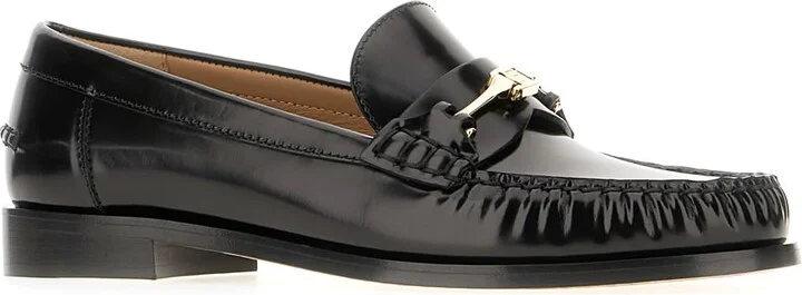 Black Leather Loafers - Image 2