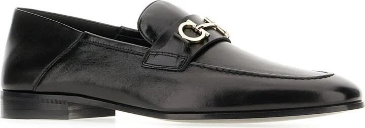Black Leather Loafers - Image 2