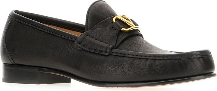 Black Leather Loafers - Image 2