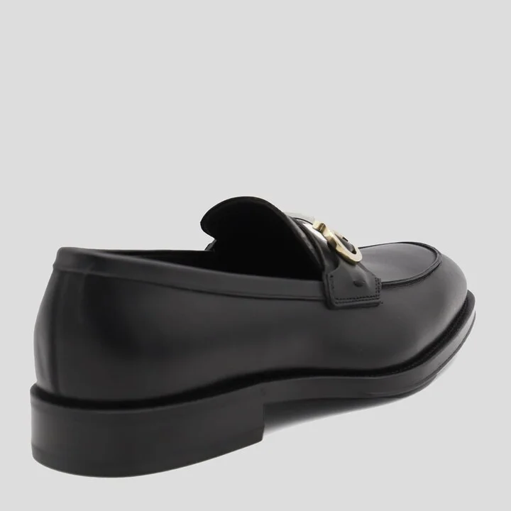Black Leather Loafers - Image 2