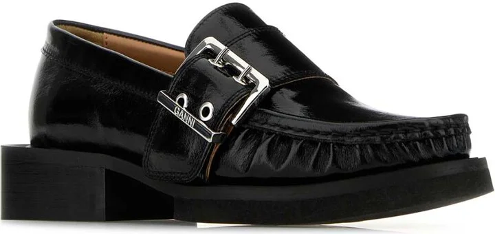 Black Leather Loafers - Image 2