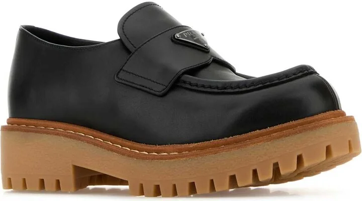 Black Leather Loafers - Image 2