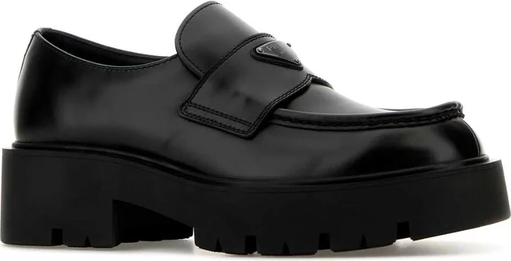 Black Leather Loafers - Image 2