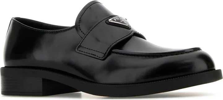 Black Leather Loafers - Image 2