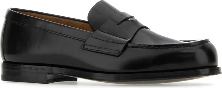 Black Leather Loafers - Image 2