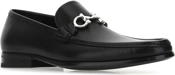 Black Leather Loafers - Image 2