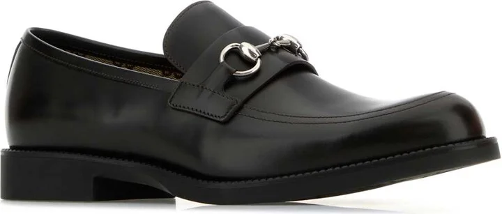 Black Leather Loafers - Image 2