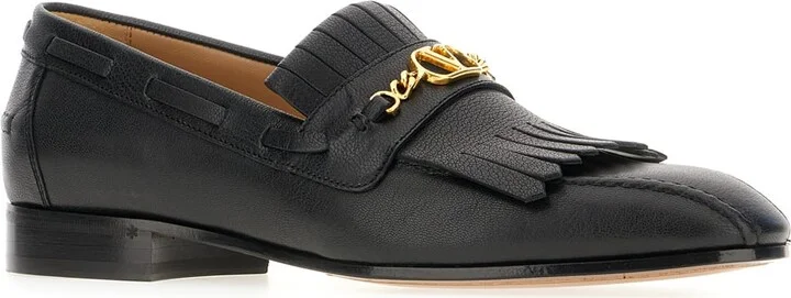 Black Leather Loafers - Image 2