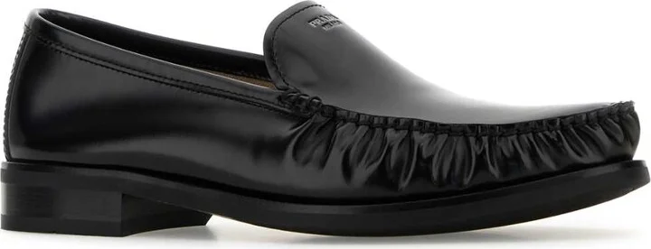 Black Leather Loafers - Image 2