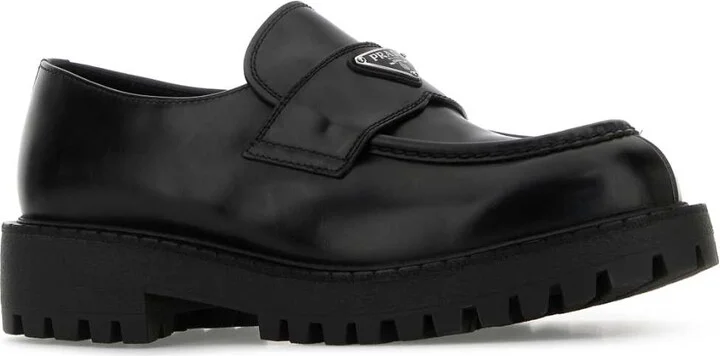 Black Leather Loafers - Image 2