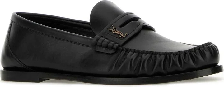 Black Leather Loafers - Image 2