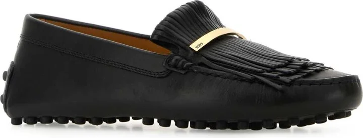 Black Leather Loafers - Image 2