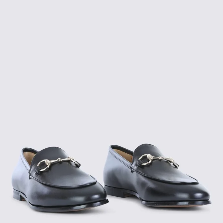 Black Leather Loafers - Image 2