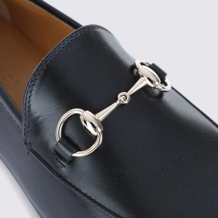 Black Leather Loafers - Image 4