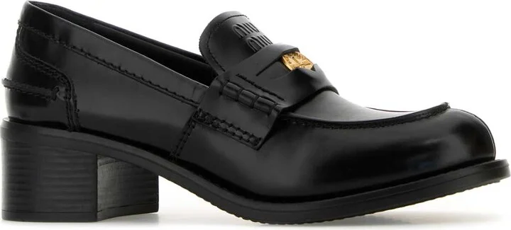 Black Leather Loafers - Image 2