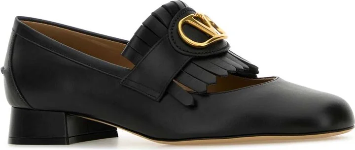 Black Leather Loafers - Image 2