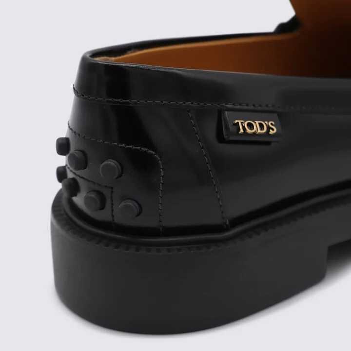 Black Leather Loafers - Image 4