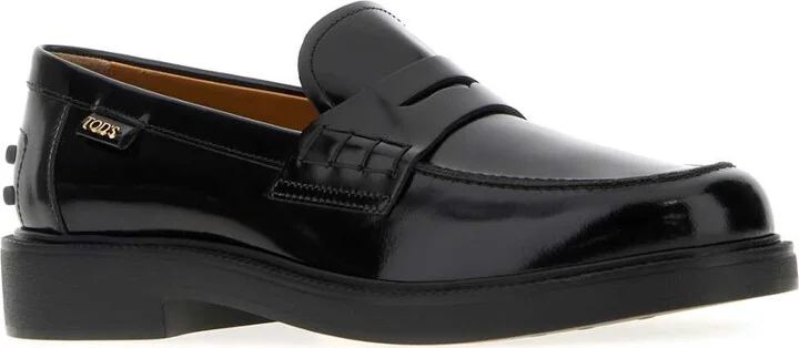 Black Leather Loafers - Image 2
