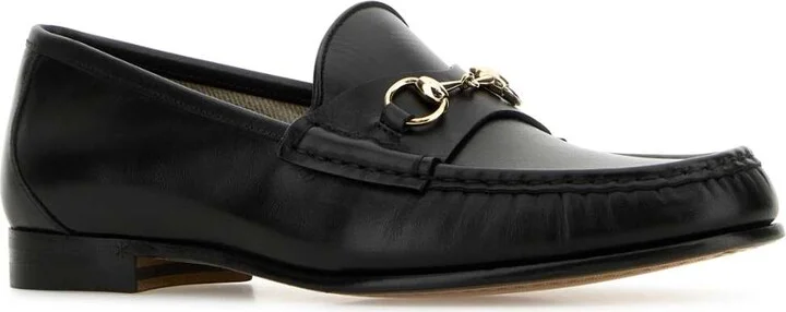 Black Leather Loafers - Image 2