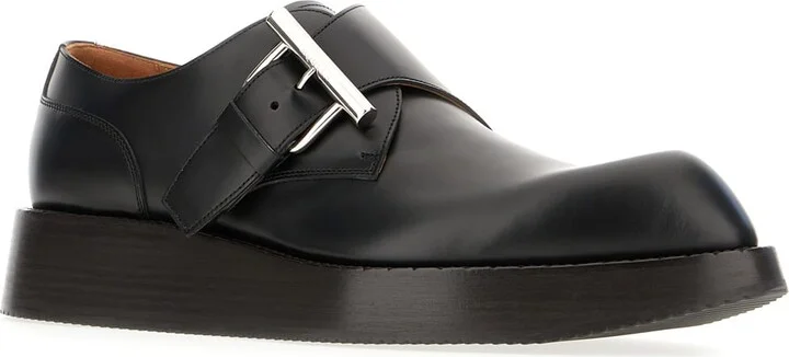 Black Leather Loafers - Image 2