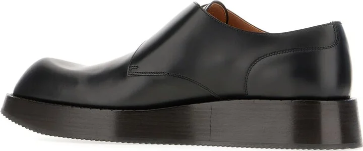 Black Leather Loafers - Image 3