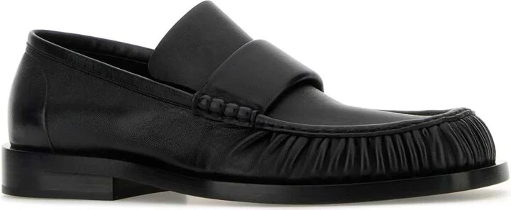 Black Leather Loafers - Image 2