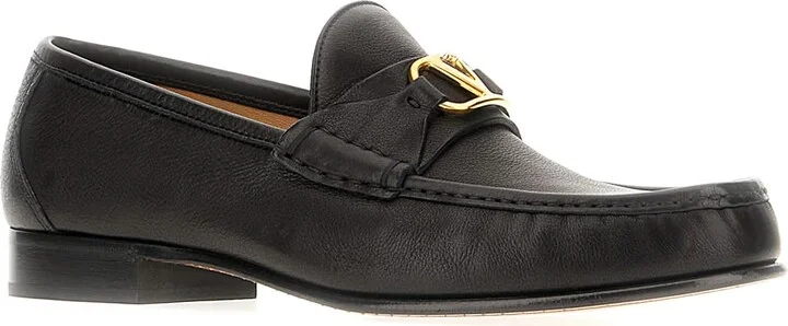 Black Leather Loafers - Image 2