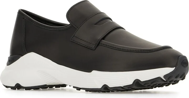 Black Leather Loafers - Image 2