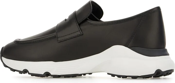 Black Leather Loafers - Image 3